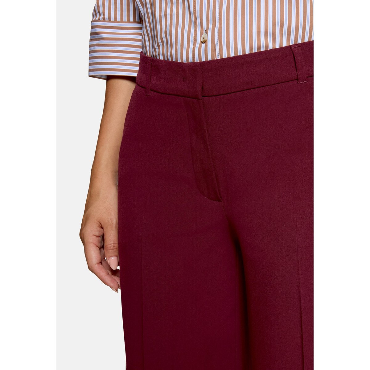 Pantalon de tailleur à poches fall burgundy, BETTY & CO
