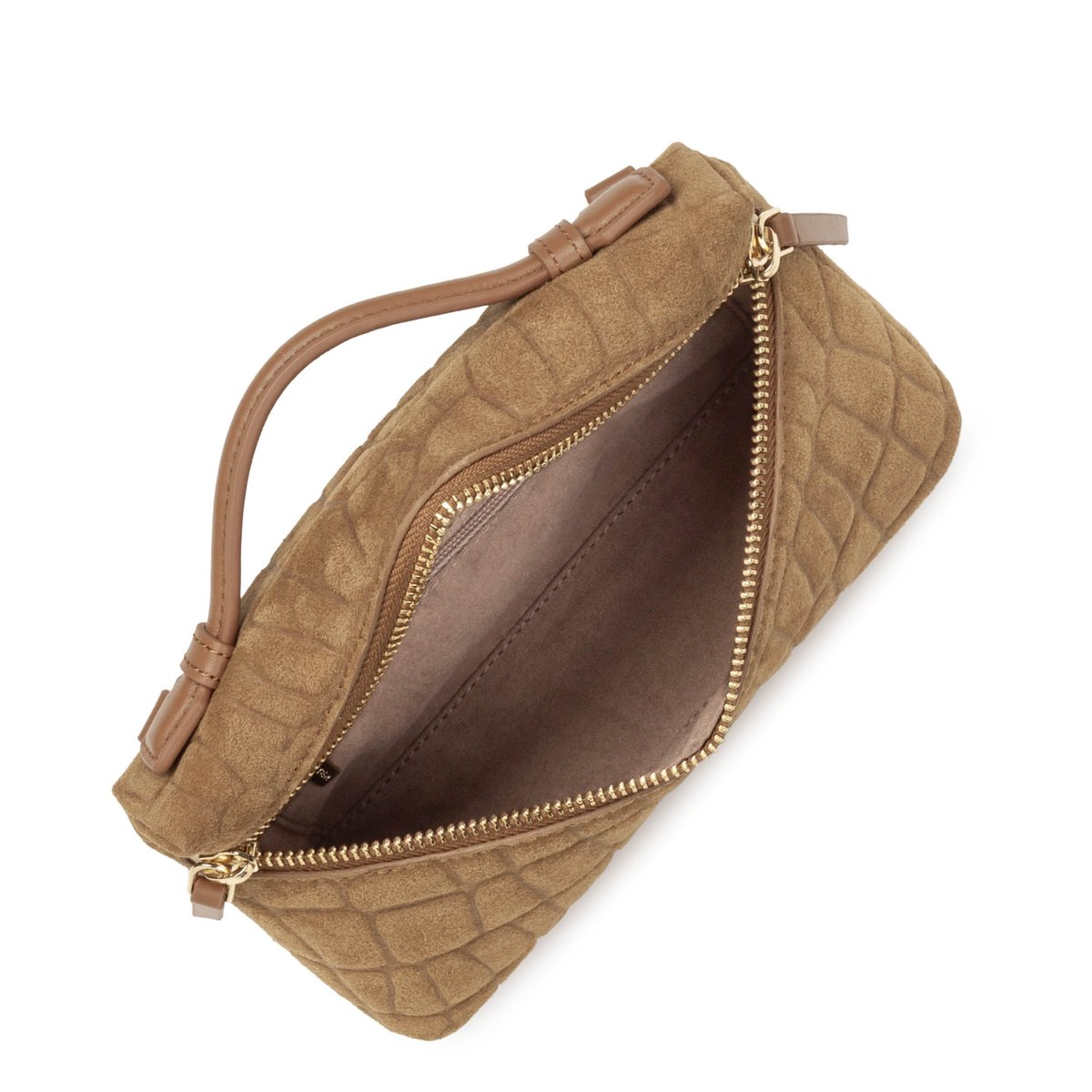 Petit sac boite SUÈDE EXO moka, LANCASTER