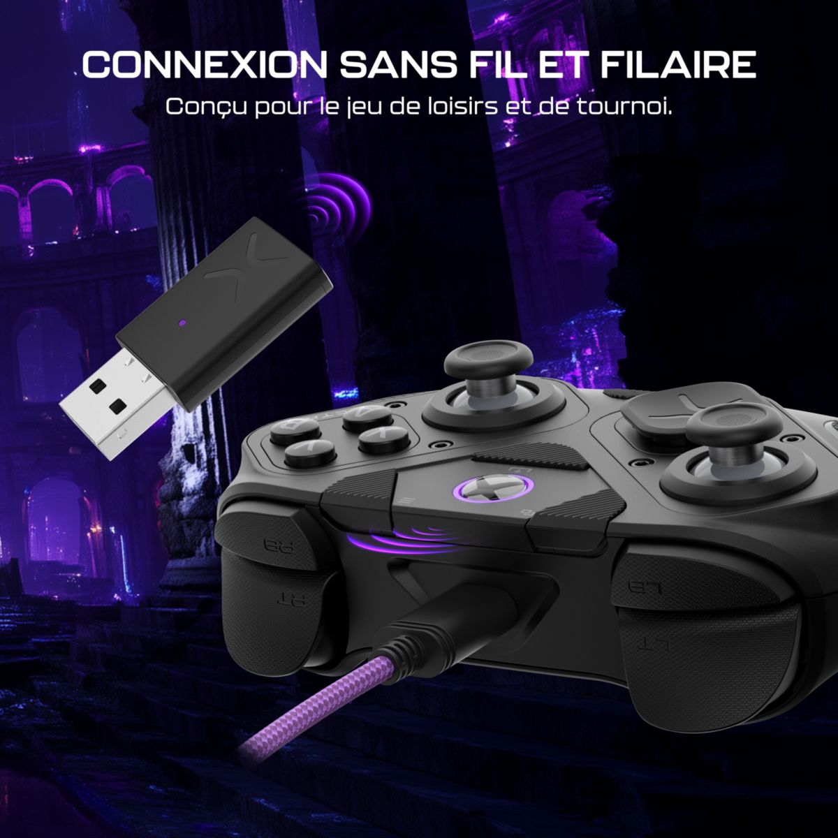 Manette Victrix Pro BFG Reloaded Noir couleur unique, TURTLE BEACH