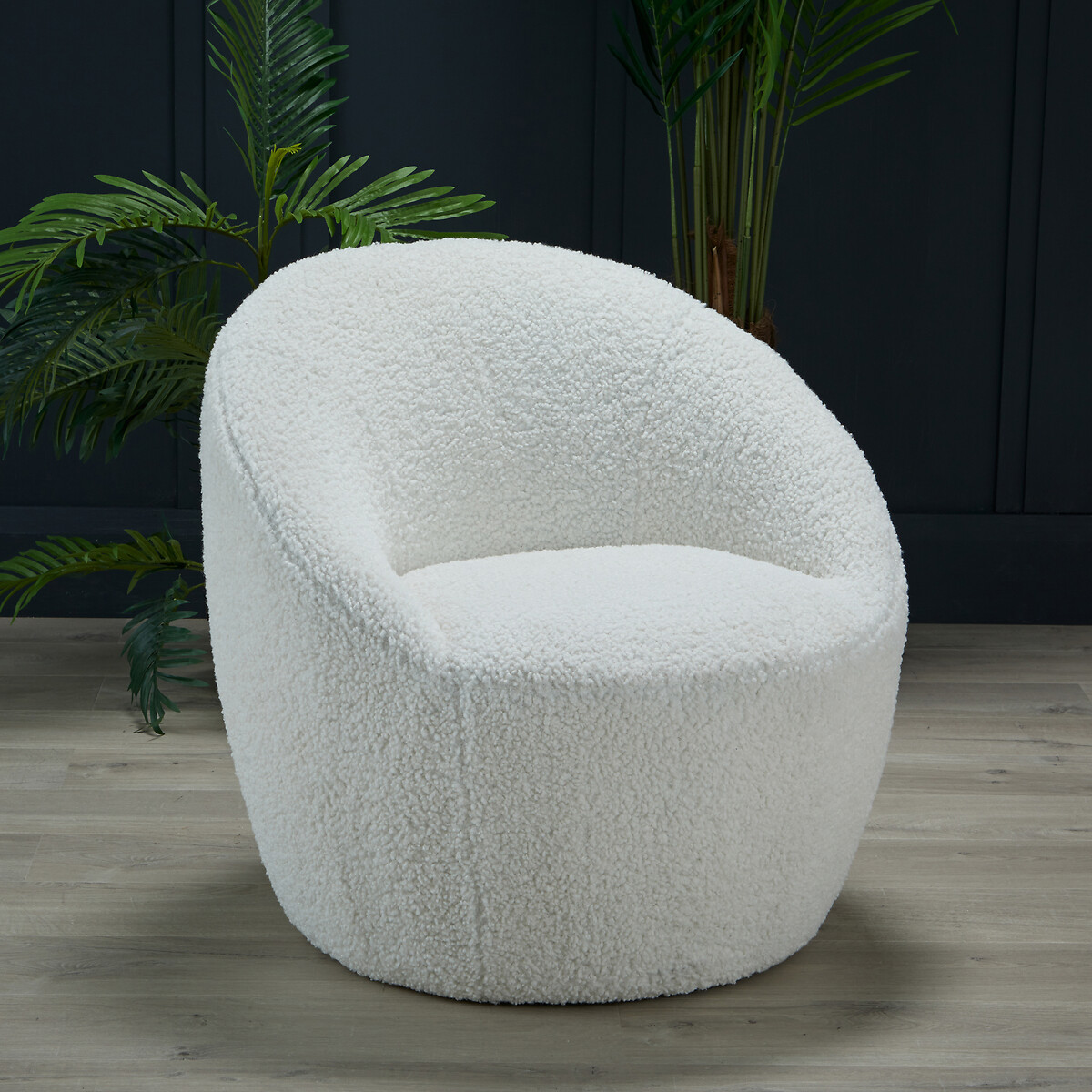 Snug Boucle Cocoon Chair white, SO'HOME
