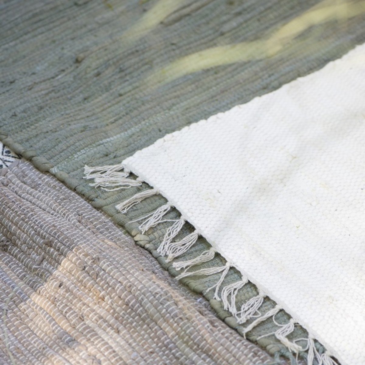Tapis coton crème, IB LAURSEN