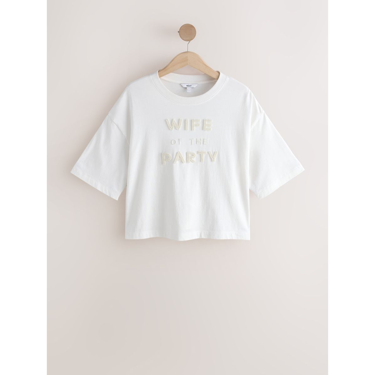 T-shirt bridal wife of the party blanc, NEXT