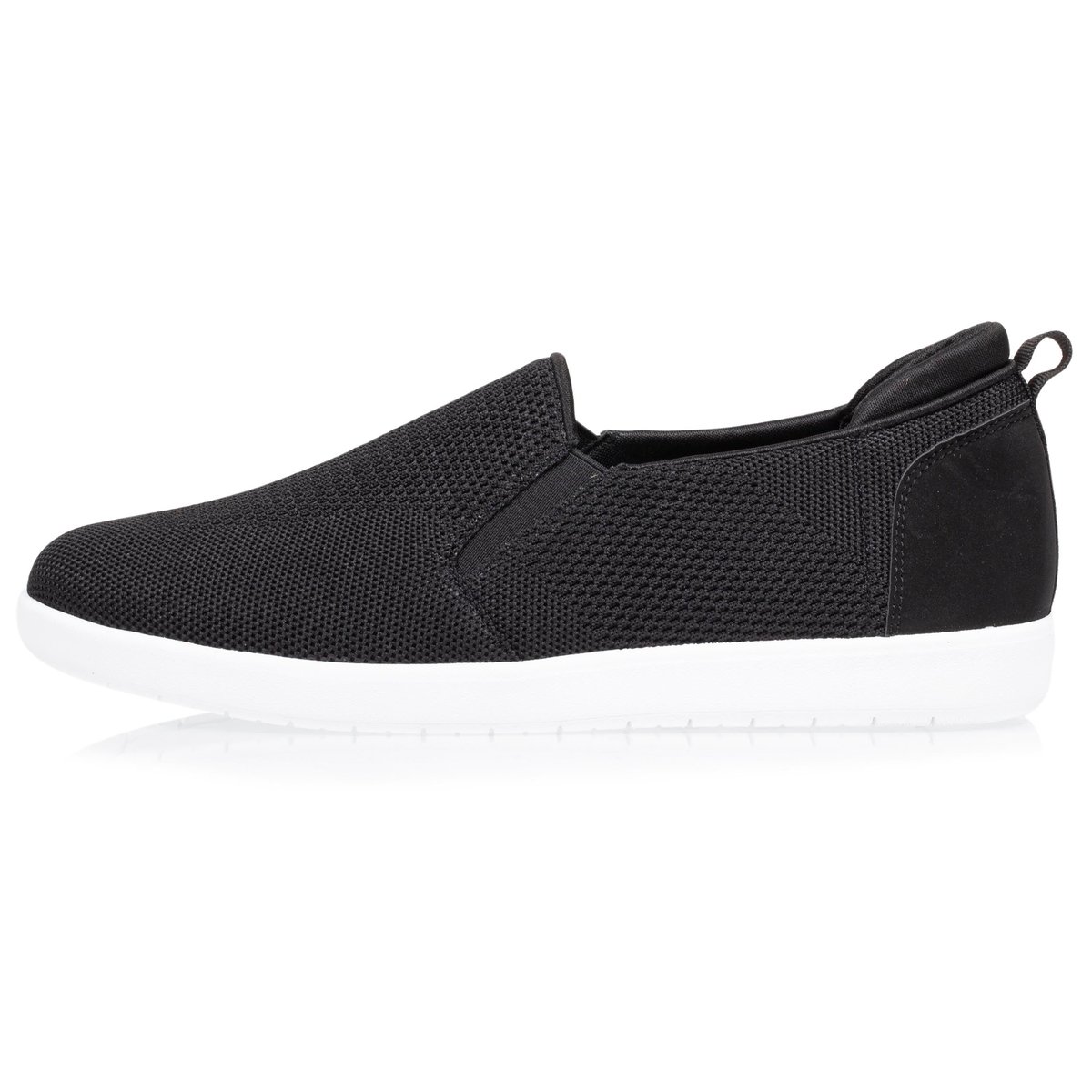 Baskets slip on à enfiler, très confortables noir, ISOTONER
