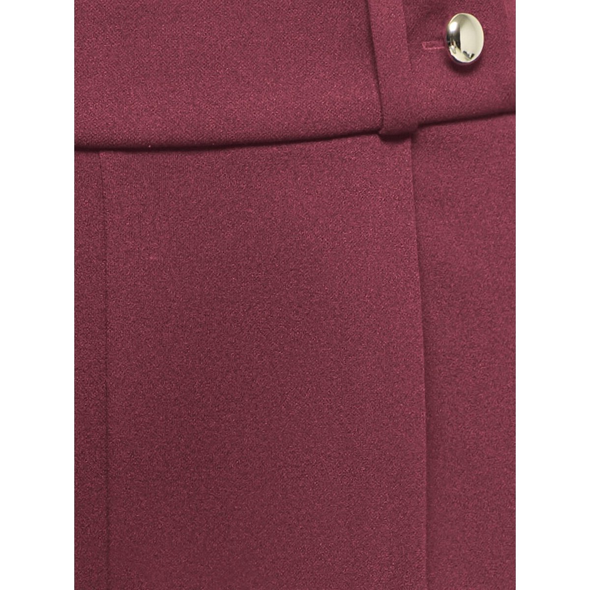 Pantaloni larghi, vita alta rosso bordeaux scuro, JDY