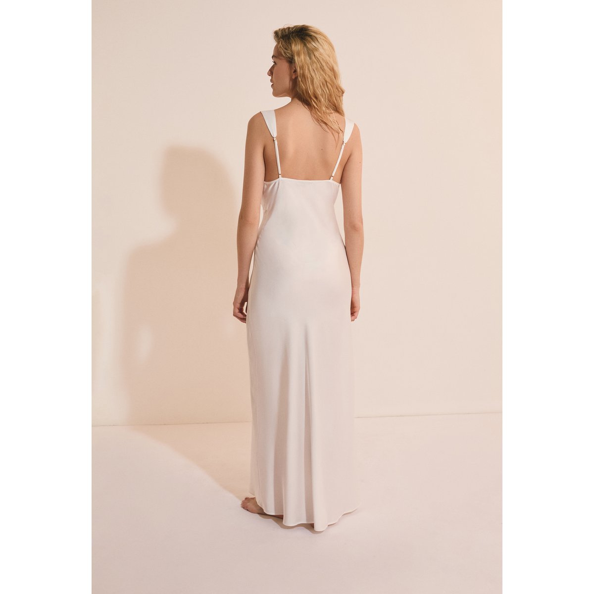 Nuisette satinée avec détails en dentelle BRIDAL BLISS blanc, ETAM