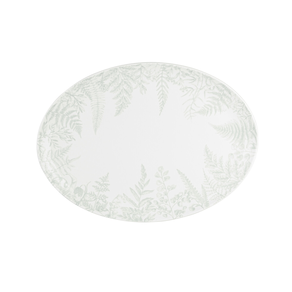 35cm Signature Botanical Oval Serving Platter green, MARY BERRY