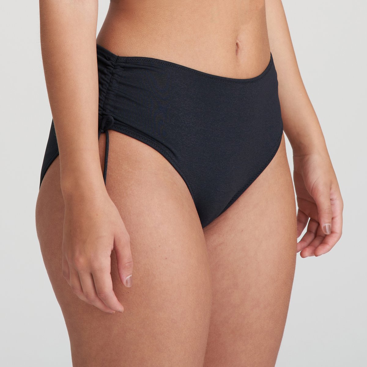 Slip taille haute ficelles DAHU noir, MARIE JO