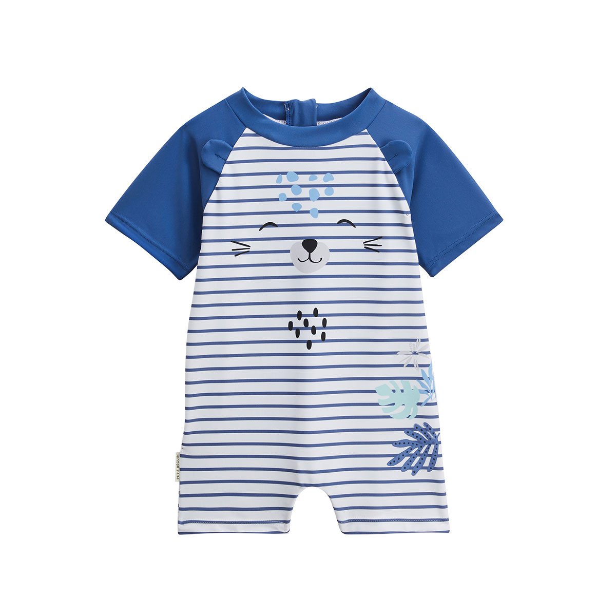 Combishort de bain bébé Brasilia bleu, PETIT BEGUIN