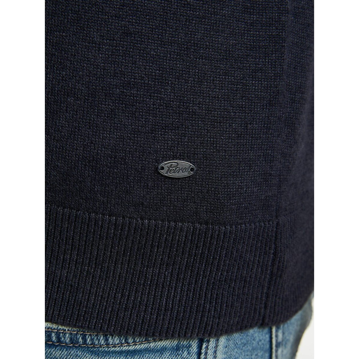 Polo Jumper navy blue, PETROL INDUSTRIES