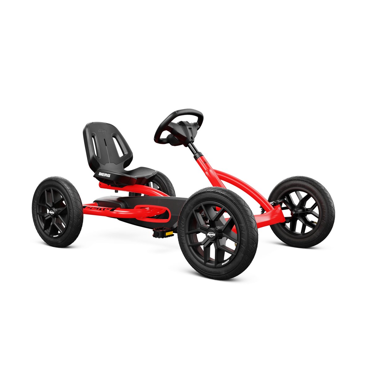 Kart à Pédales pour Enfants, 3+ Ans, Buddy red, BERG TOYS