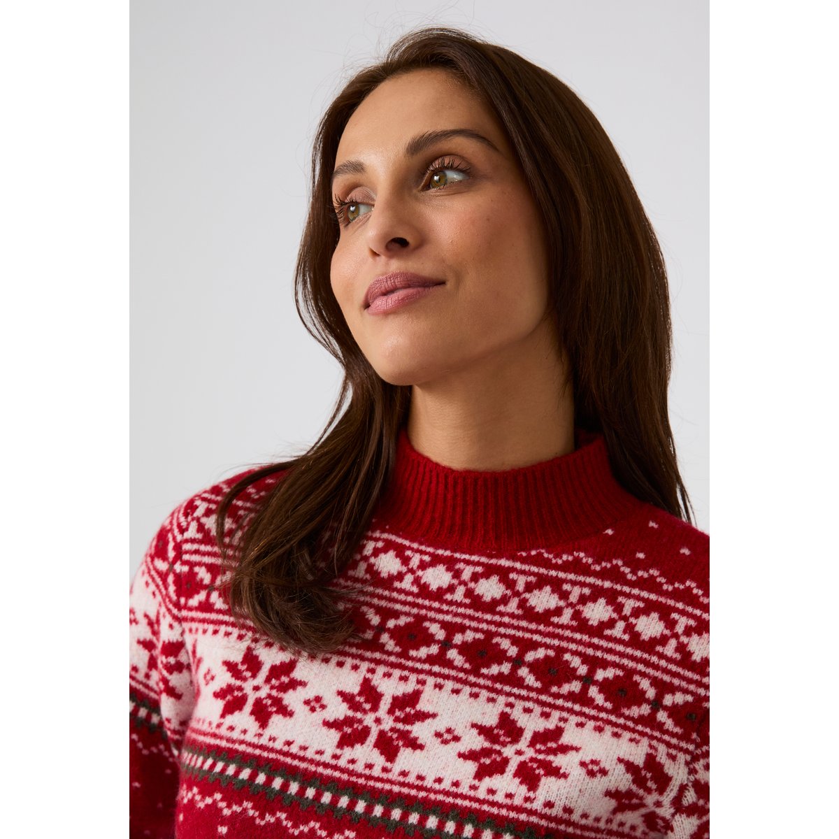 Pull de Noël Thermolactyl rouge, DAMART