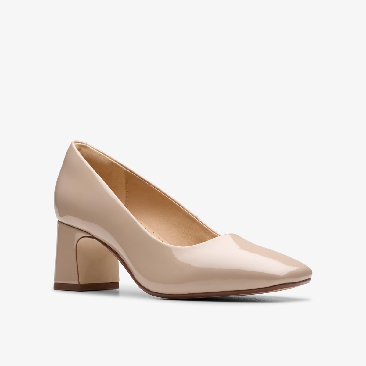 Escarpins Cuir FERNIE COURT beige sable, CLARKS