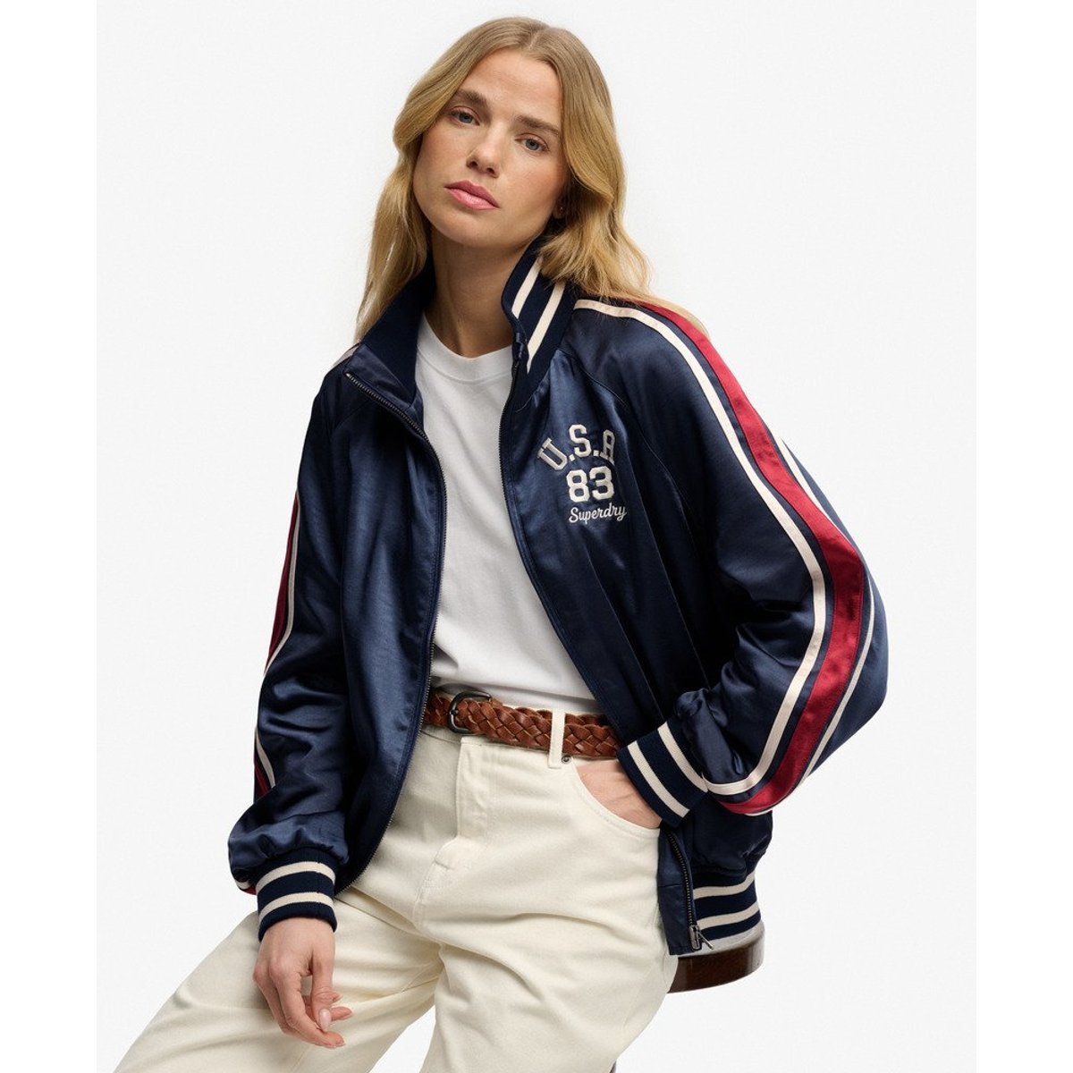 Veste de Survêtement Suika bleu marine profond, SUPERDRY