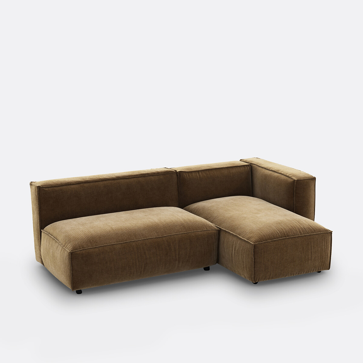 Meridian SEVEN für modulares Sofa, in Vintage-Cord bronzefarben                          , LA REDOUTE INTERIEURS