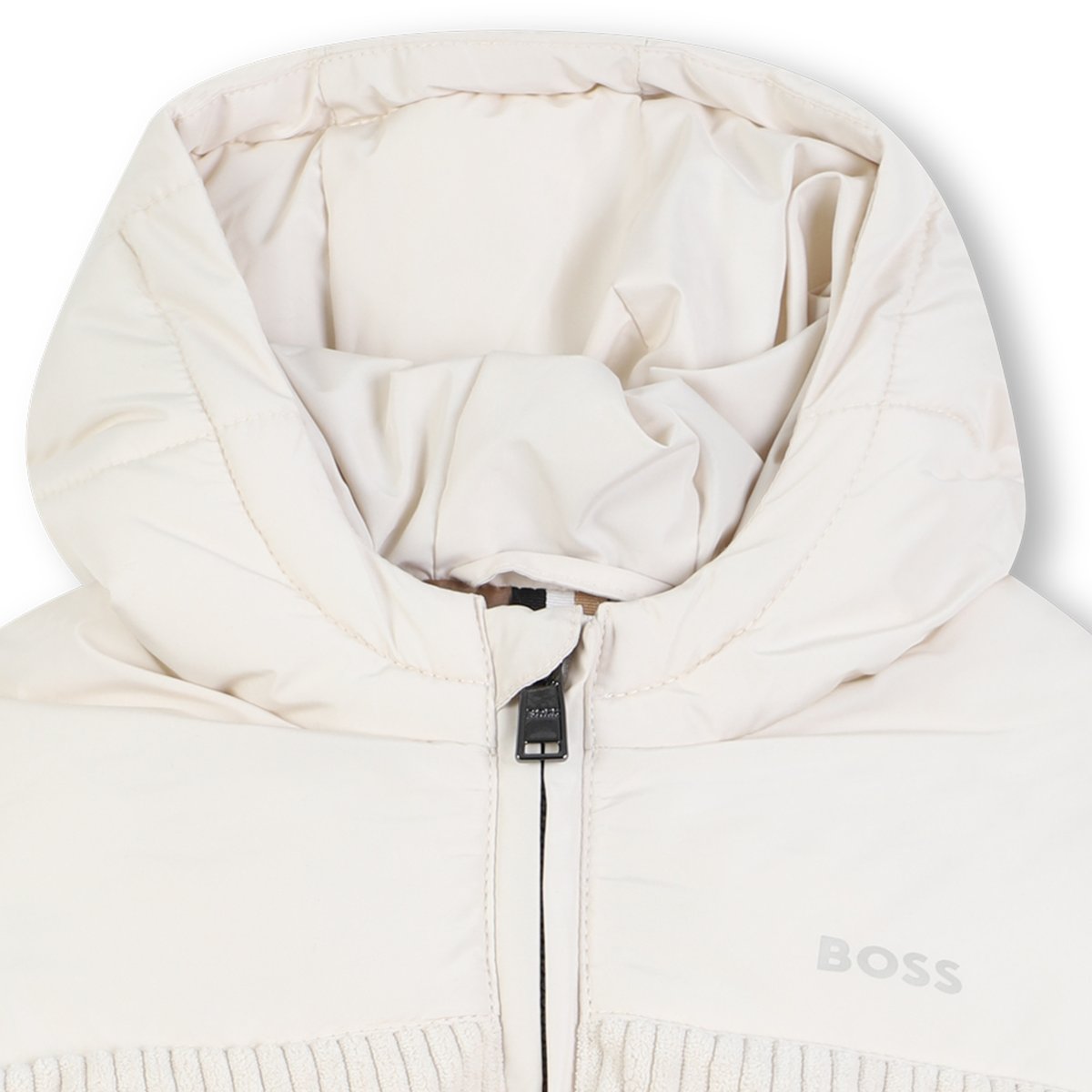 Douchet bi-tissu vanille, BOSS KIDSWEAR