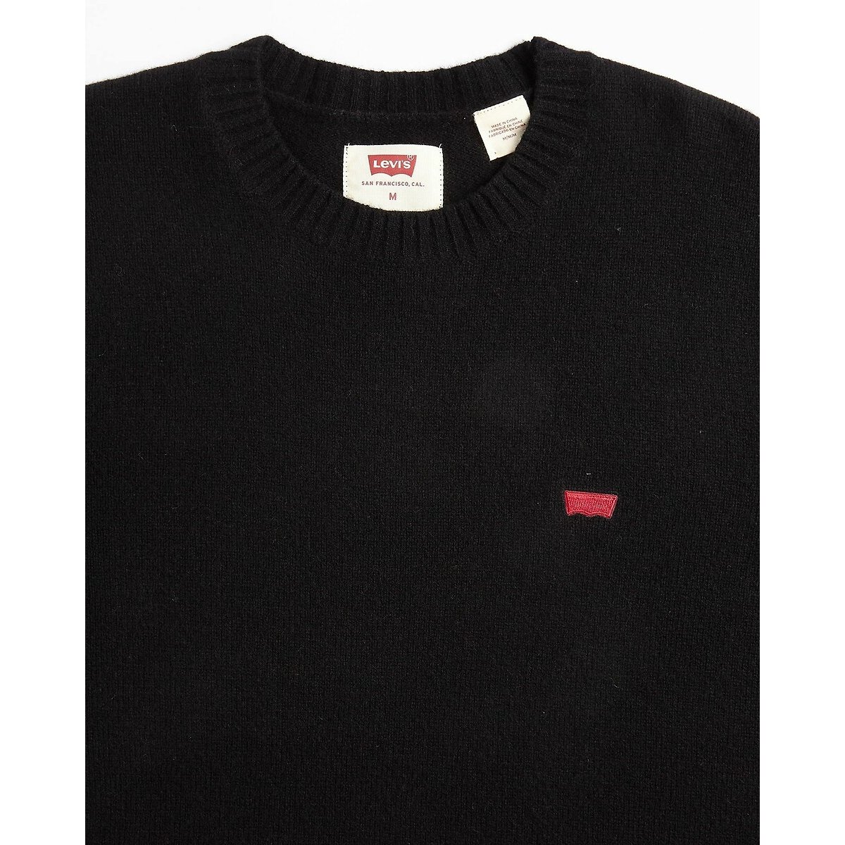 Housemark Crew Neck Wool Blend Jumper black, LEVI'S