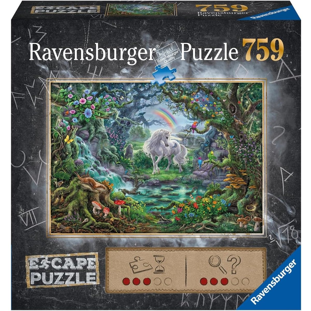 Escape Puzzle La licorne noir, RAVENSBURGER