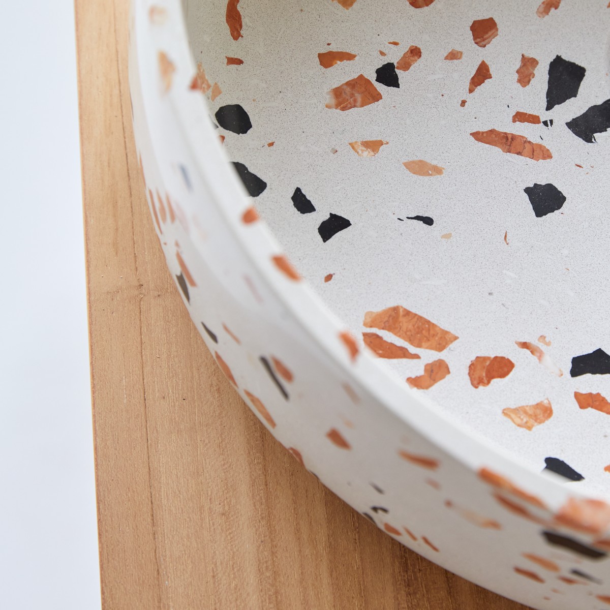 Vasque en Terrazzo premium, MILOS marron, TIKAMOON