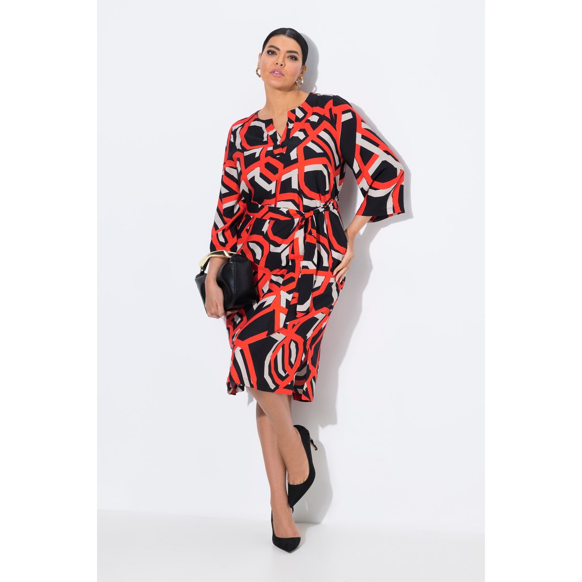 Robe col tunisien poivron, ULLA POPKEN