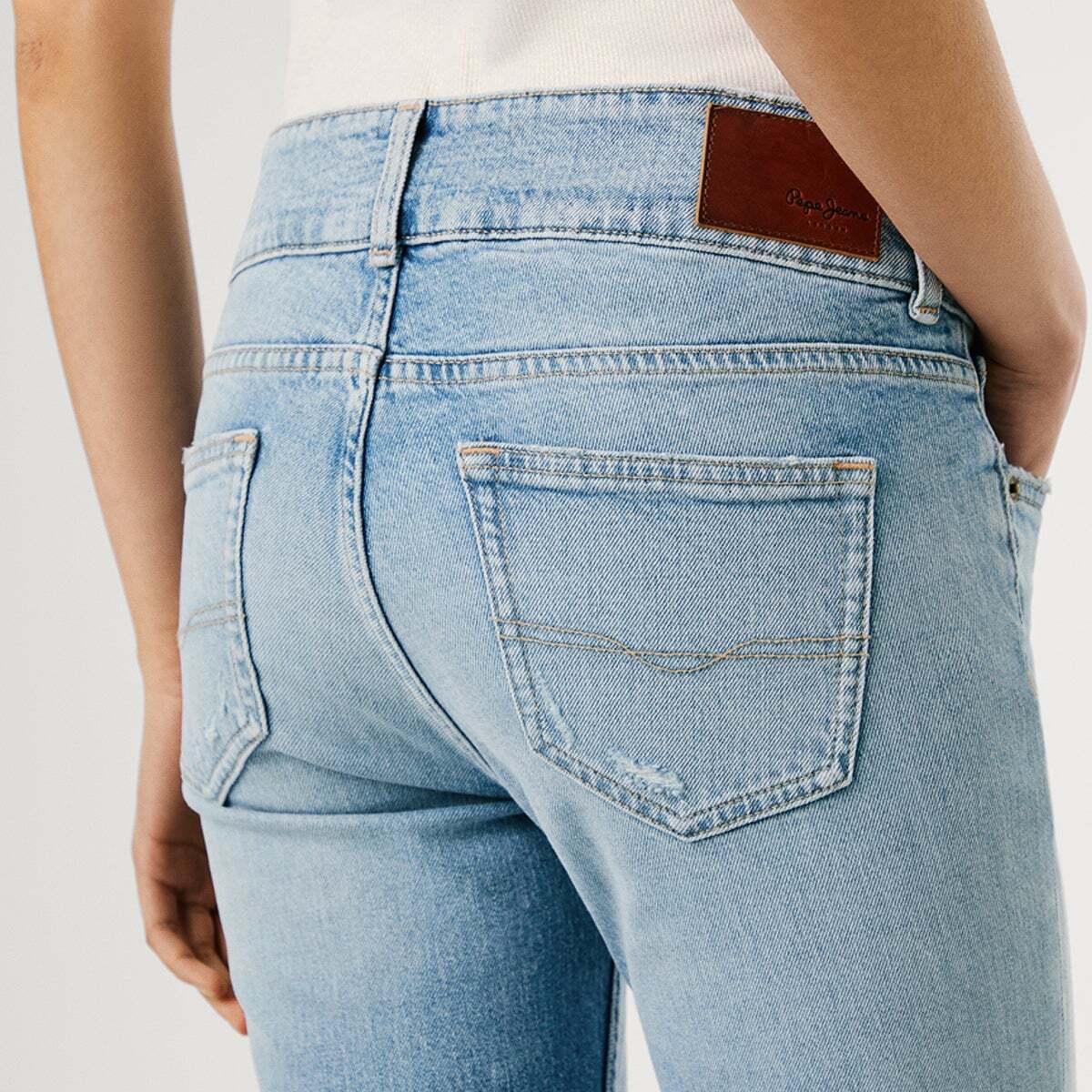 Jean Coupe Évasée, Taille Moyenne - Venus vintage worn sunfade, PEPE JEANS