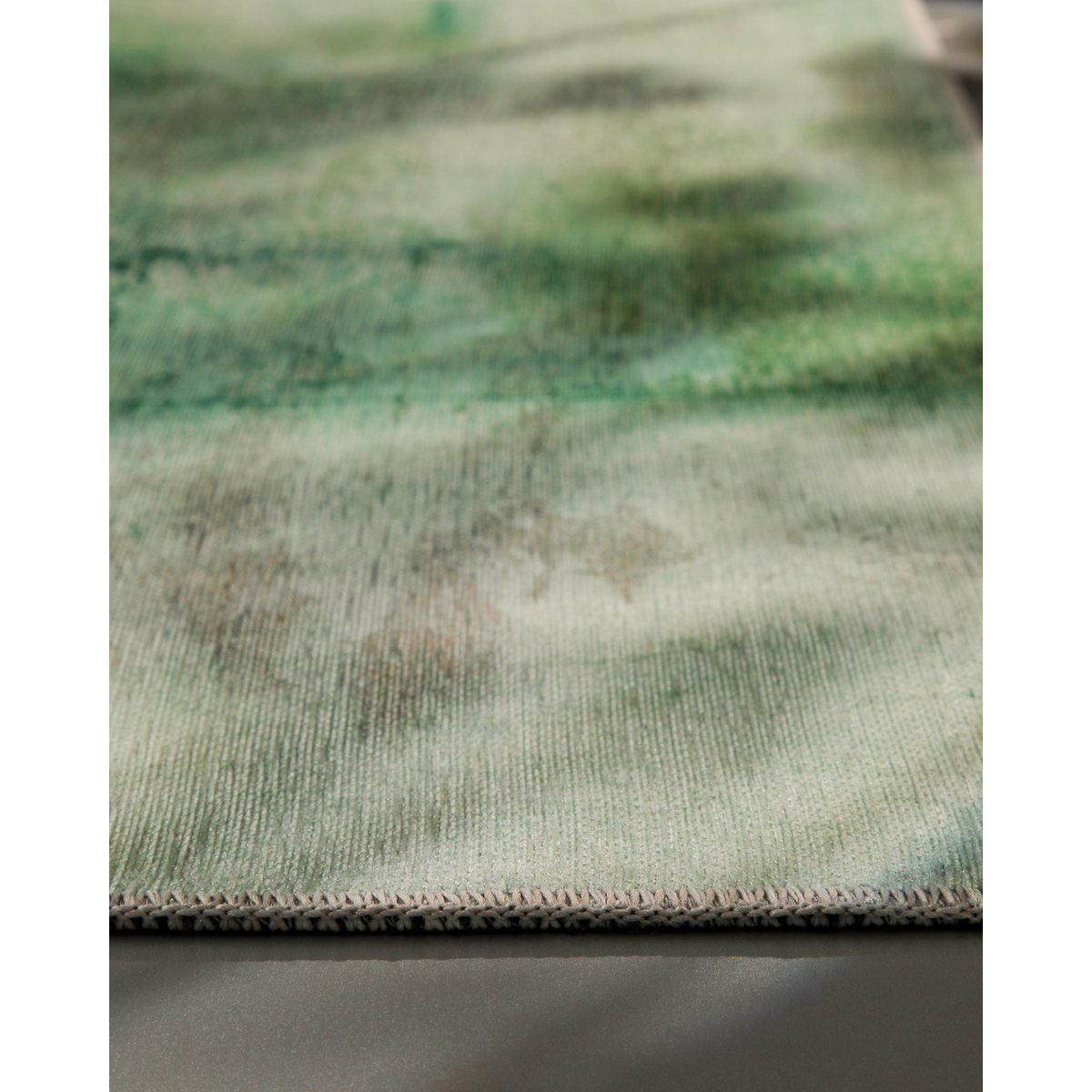 WECONhome Maui, tissé machine, coton, tapis tissé plat, certifié OEKO-TEX® (n° D20-0634) (70 x 120 cm, vert) , Maui vert multicolore, ESPRIT