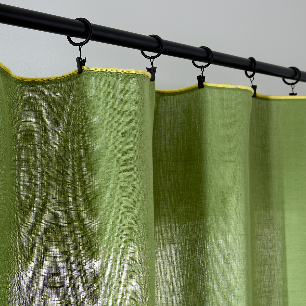 Panel de lino de algodón, WARNA verde aceituna, LA REDOUTE INTERIEURS