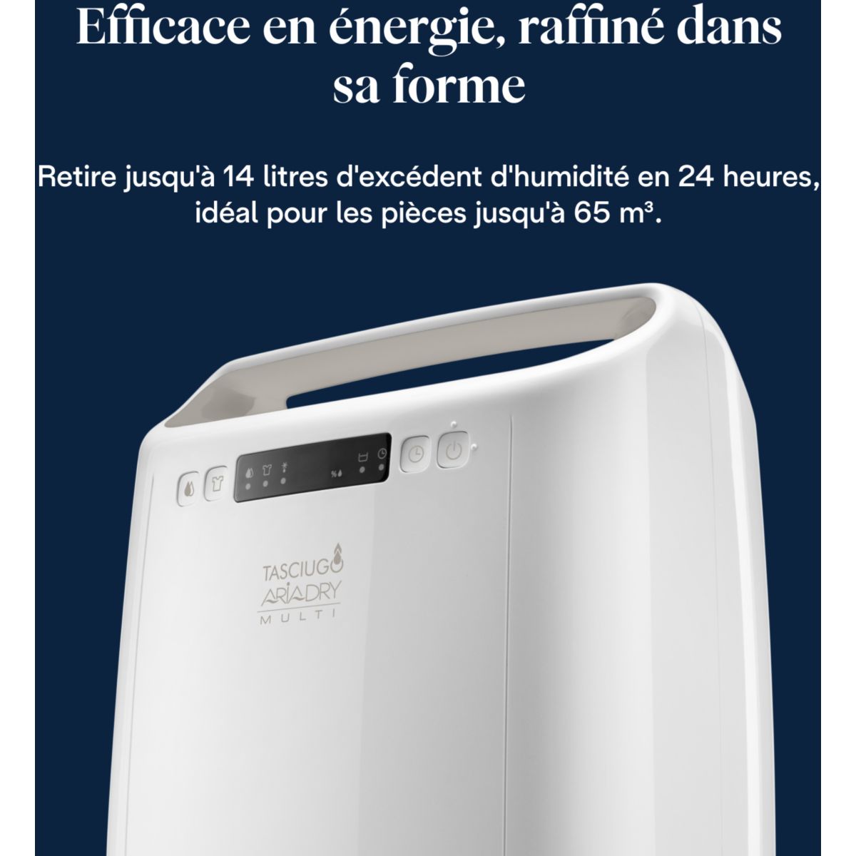 Deshumidificateur DEXD214RF Blanc couleur unique, DELONGHI