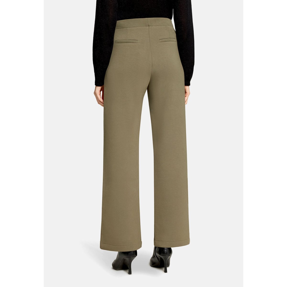 Pantalon à enfiler à poches extérieures dusty olive, BETTY BARCLAY