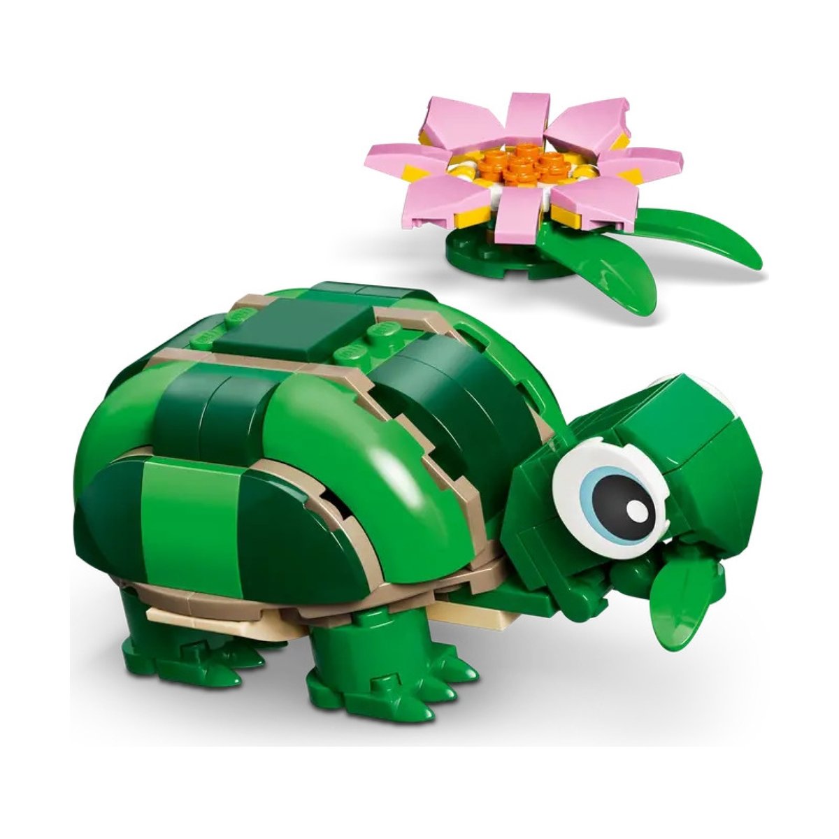 Creator 3 en 1 La tortue et la fleur de nénuphar multicolore, LEGO