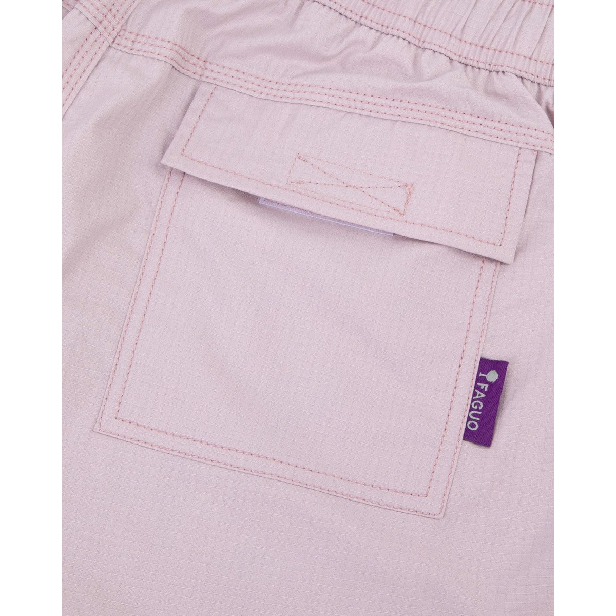 Short élastique MILLY OTD rose grisé, FAGUO