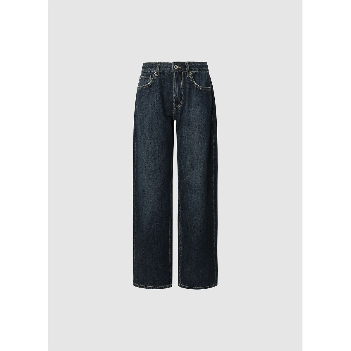 Jean loose taille basse NICKY dark indigo, PEPE JEANS