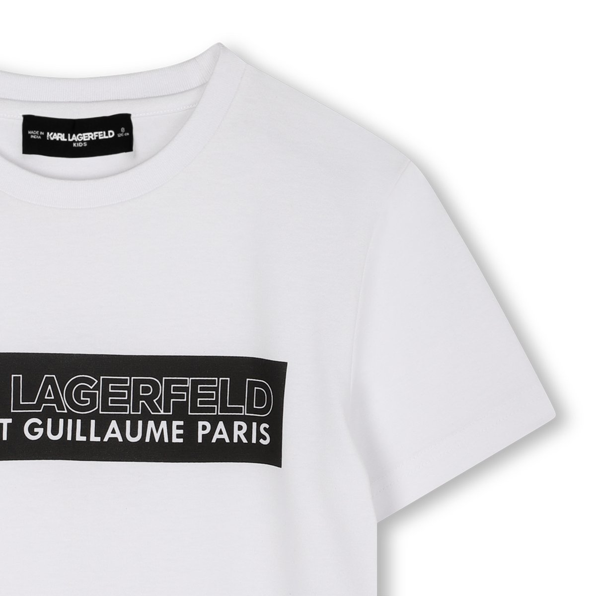 T-shirts à manches courtes blanc, KARL LAGERFELD KIDS