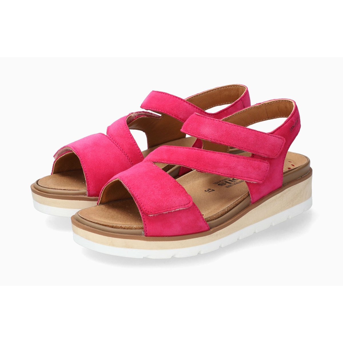 Sandales en cuir MERIL rose 5145, MEPHISTO