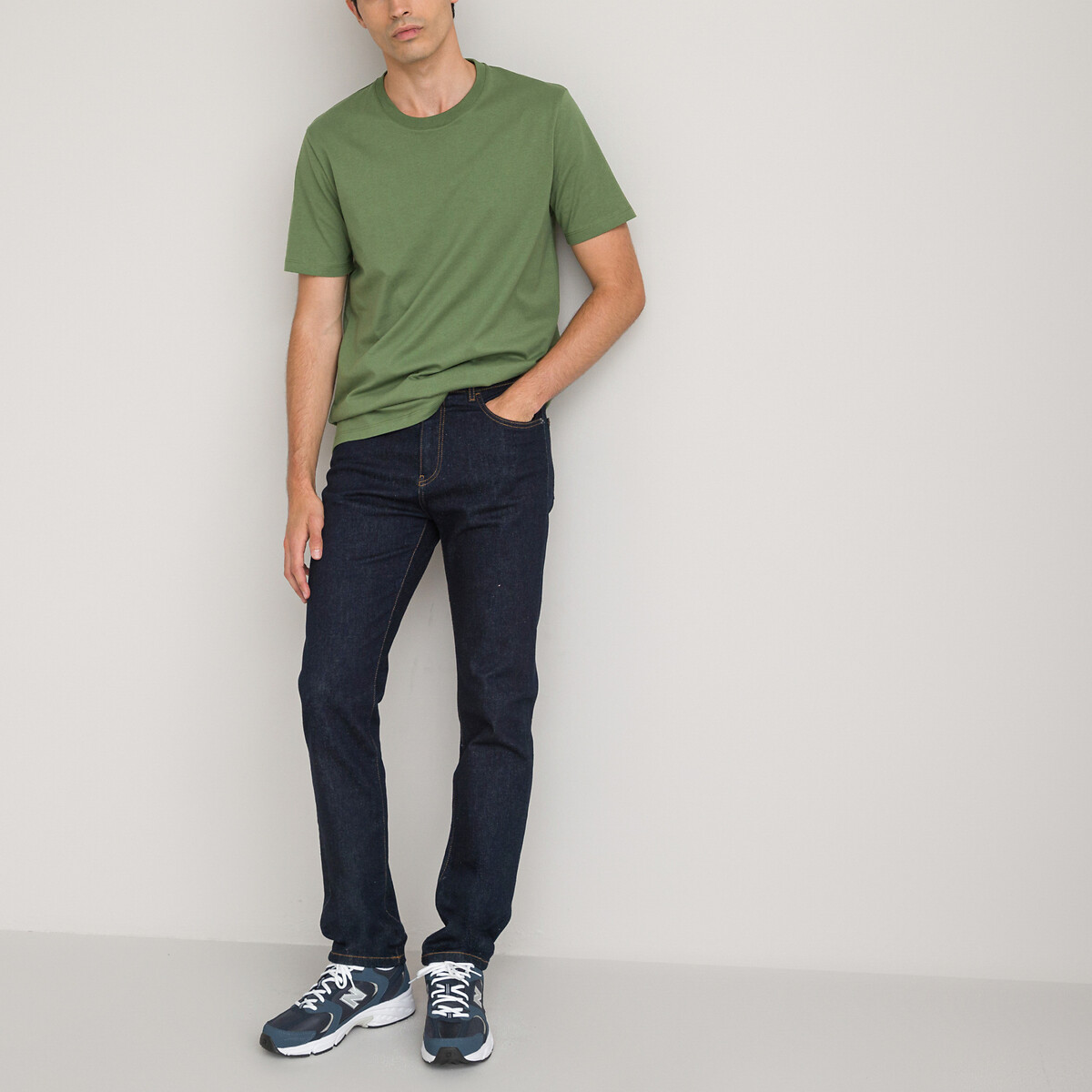 Jean regular, Signature HUGUES bleu brut, LA REDOUTE COLLECTIONS