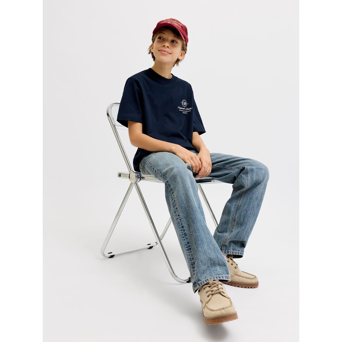 Jean Coupe Décontractée blue denim, JACK & JONES JUNIOR