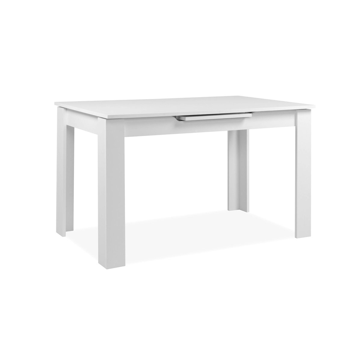 Table à manger extensible loft, 6 / 8 places ALVA blanc, PIER IMPORT