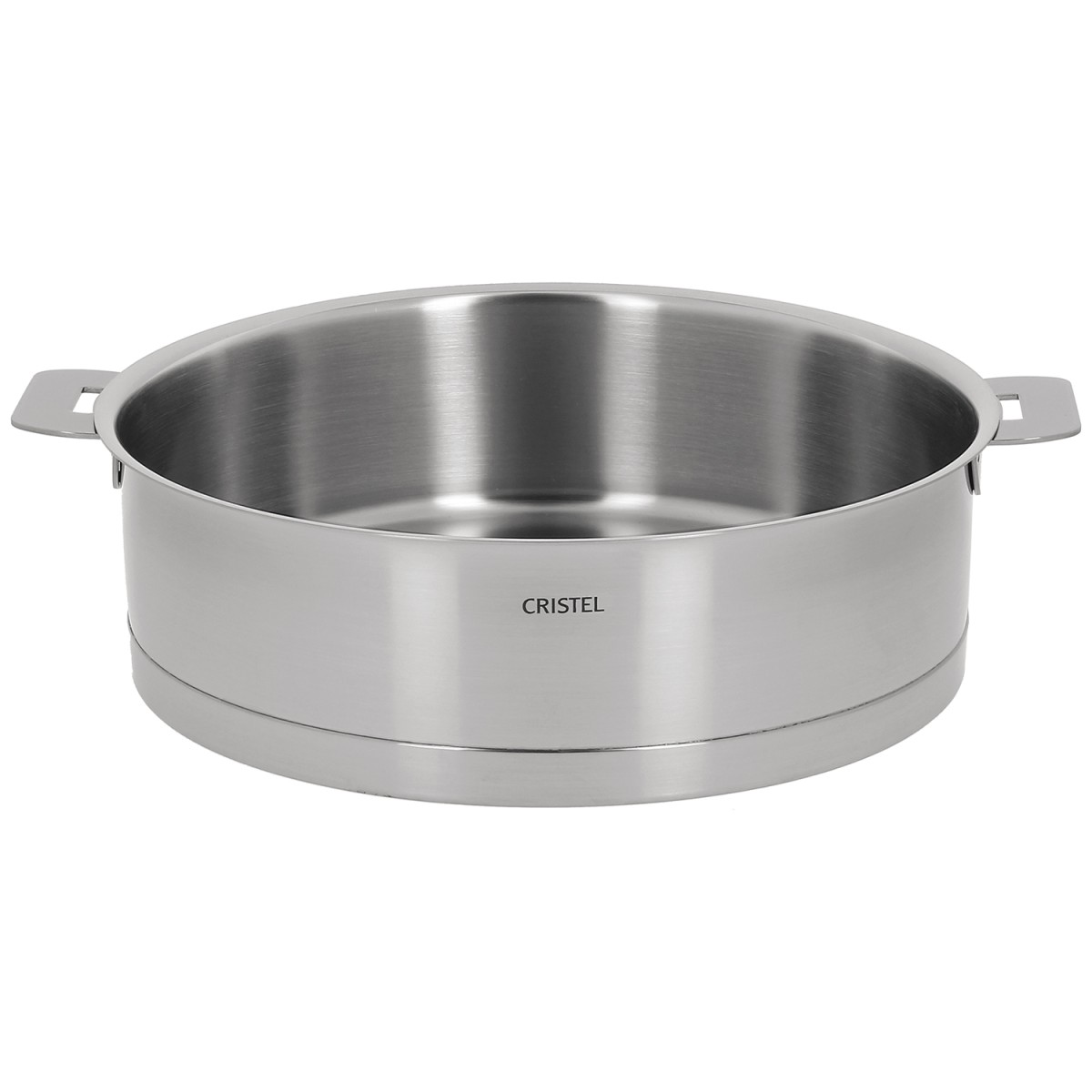 Sauteuse en inox brossé amovible STRATE inox, CRISTEL