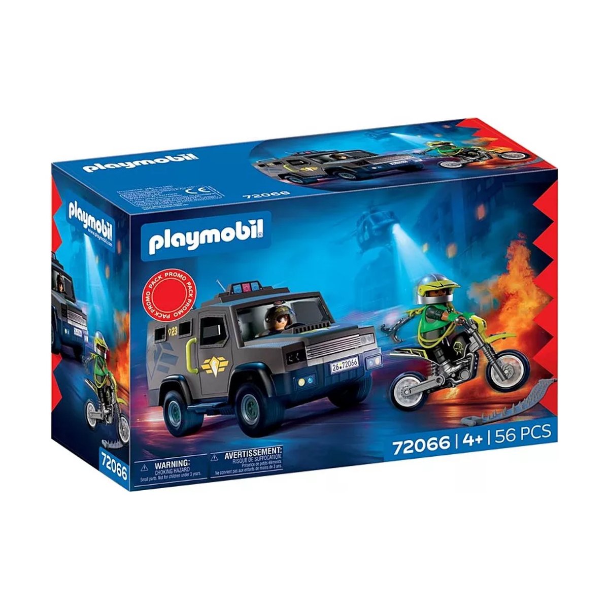 PromoPack Fourgon forces spéciales multicolore, PLAYMOBIL