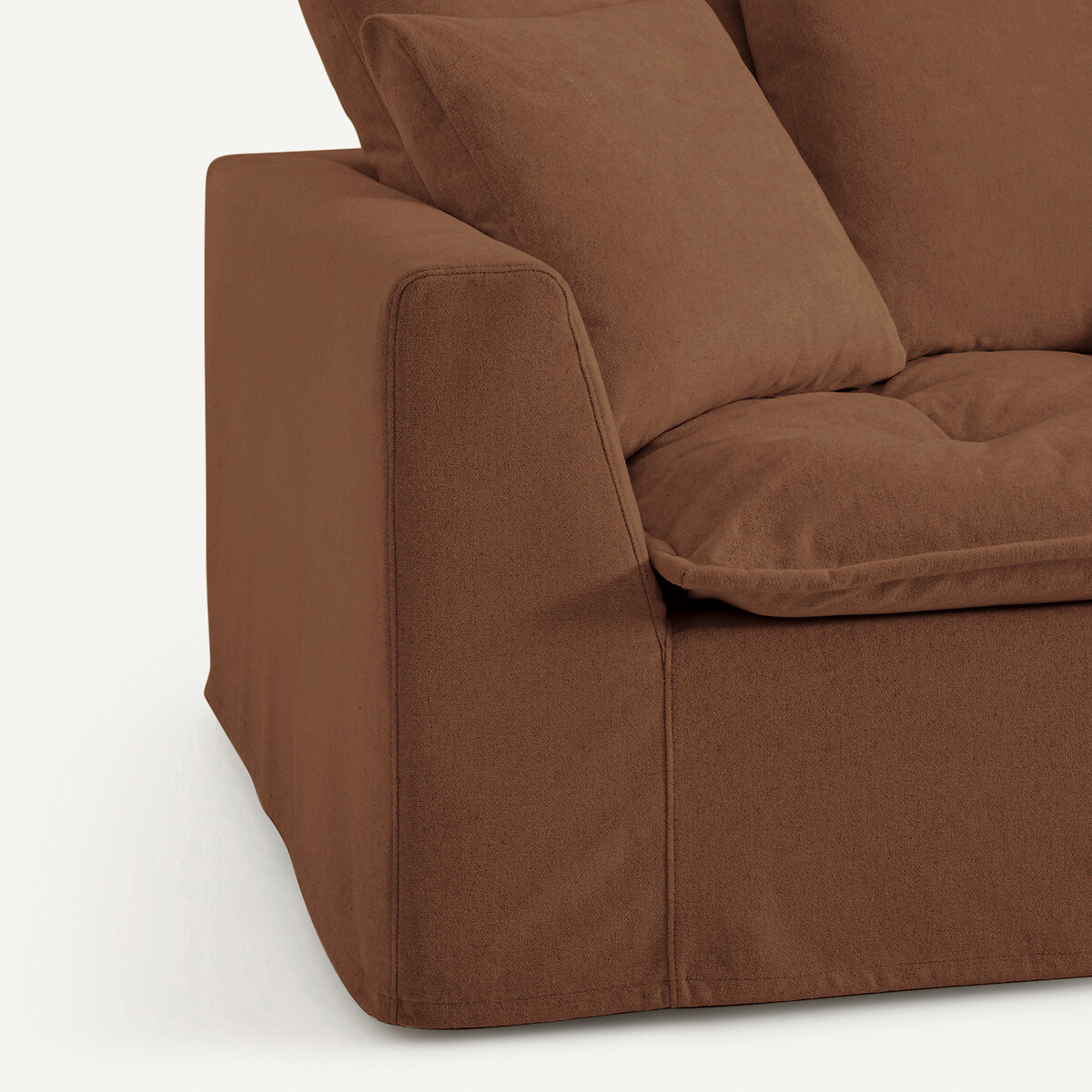 Sofa Otavia, meliertes Gewebe siennaerde, AM.PM