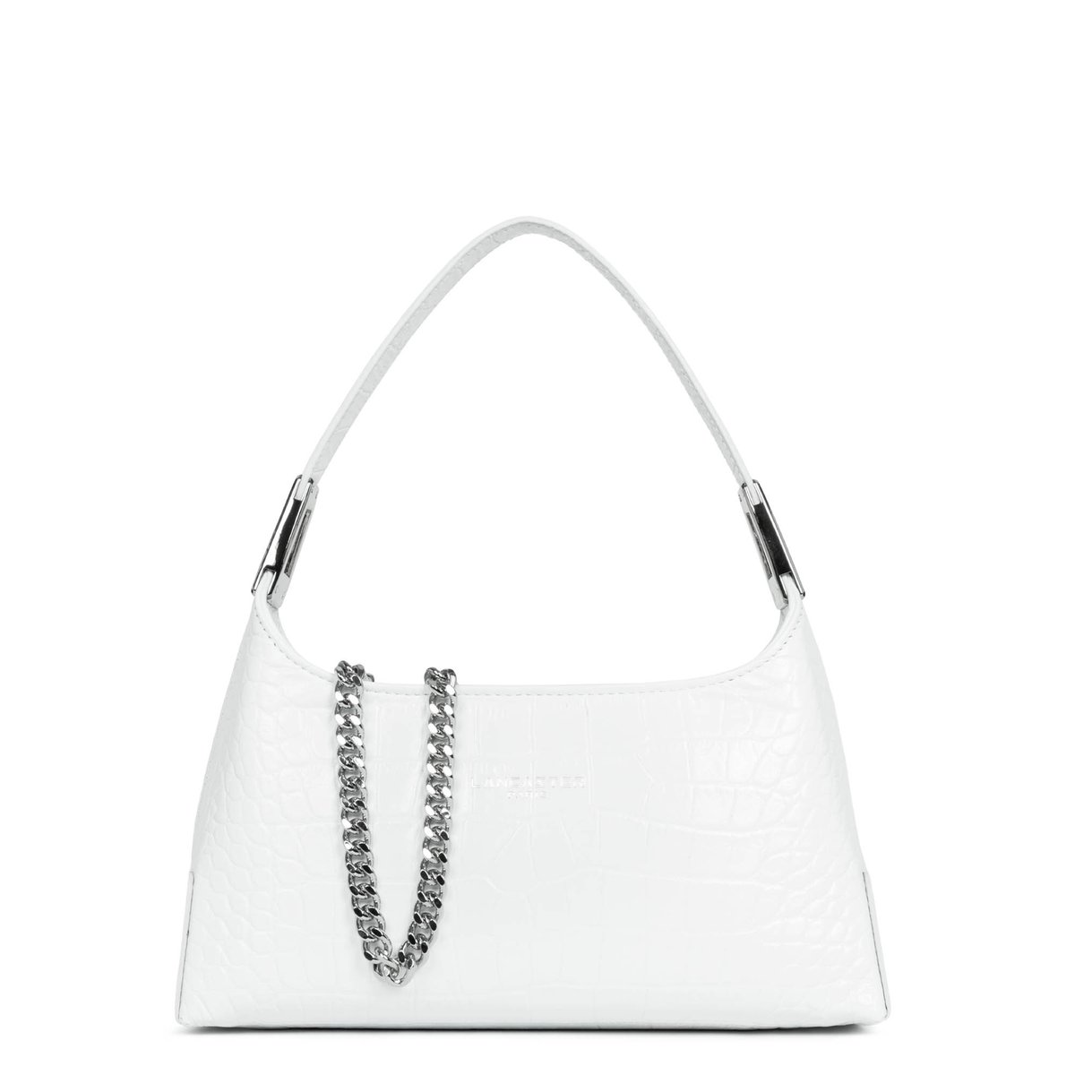 Petit sac à main, Made in France EXO ACE blanc, LANCASTER
