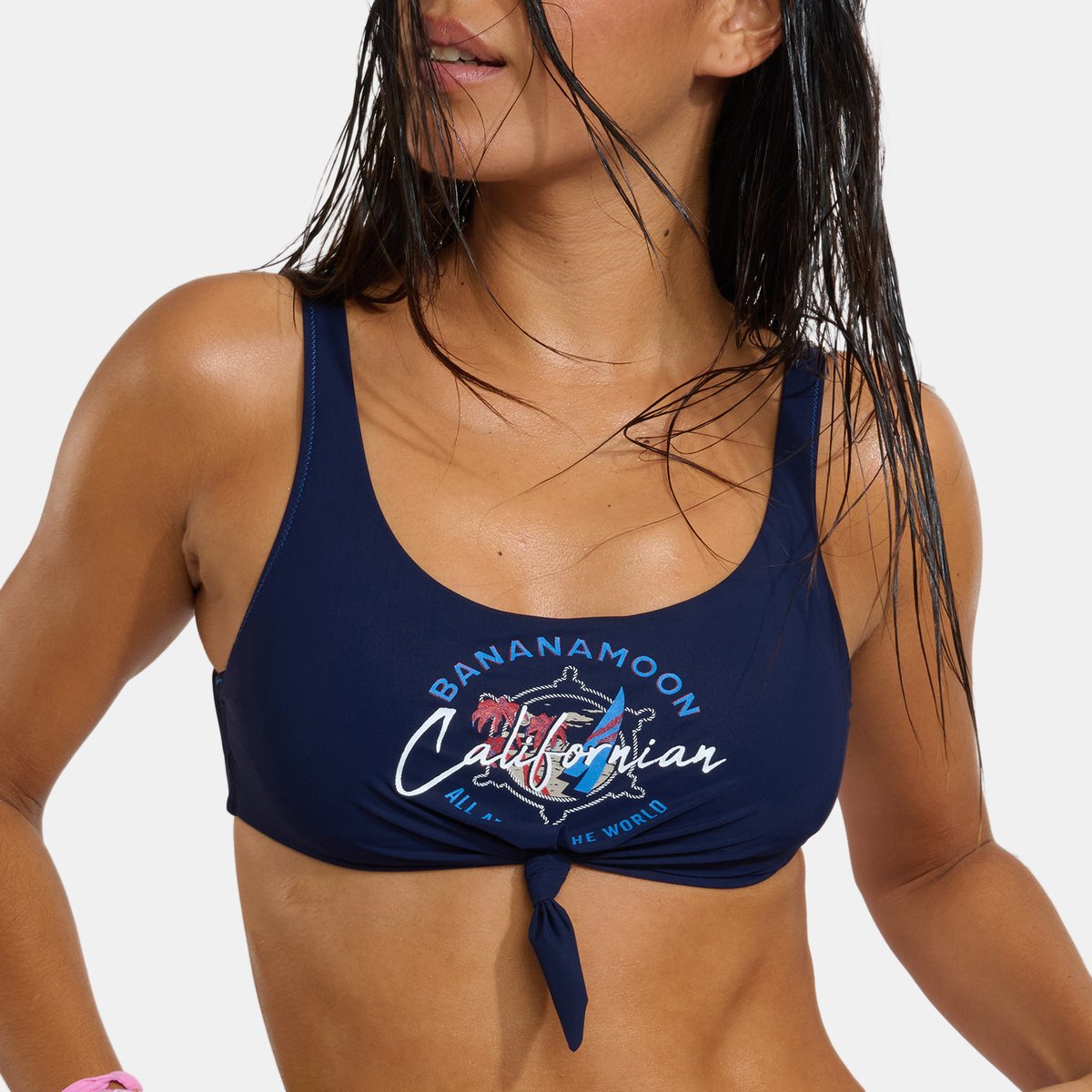 Haut de maillot brassière Nouo - OCEANA bleu marine, BANANA MOON