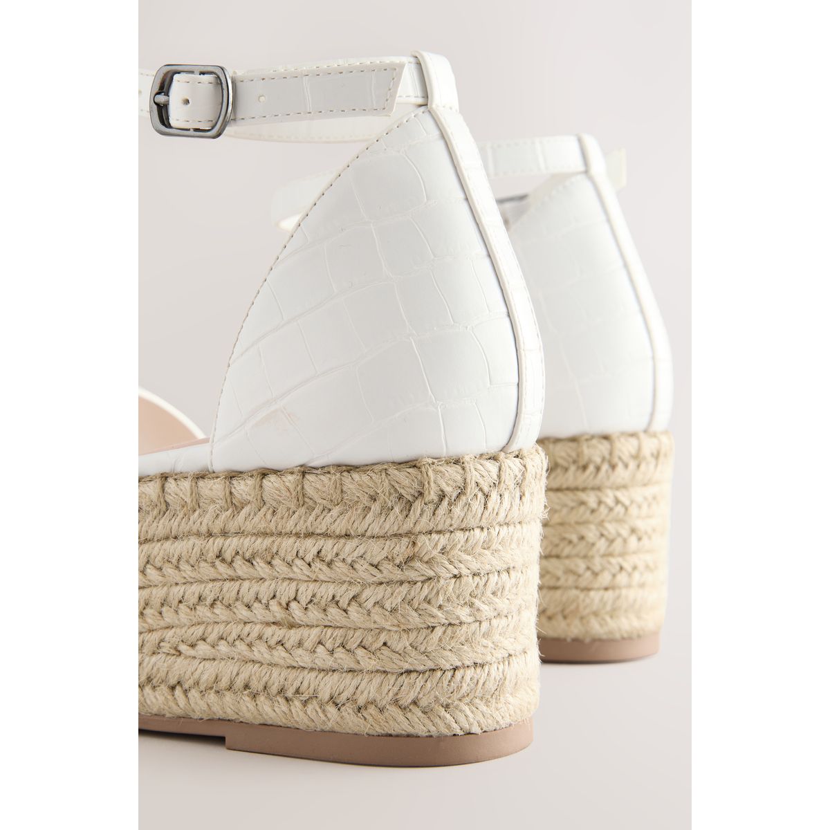 Espadrilles compensées blanc, NEXT