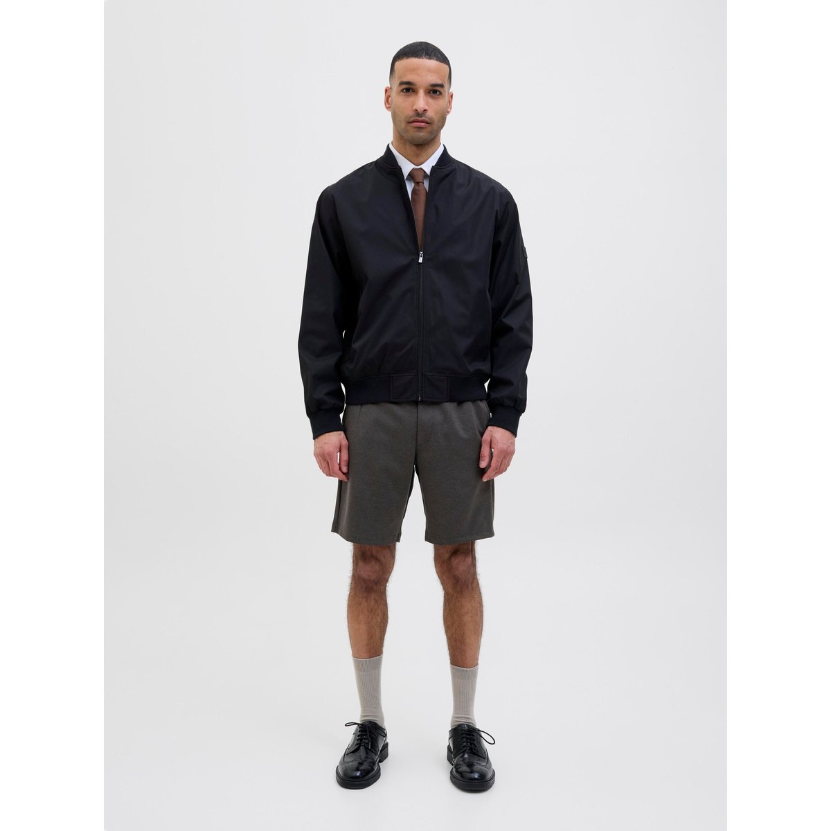 Short Chino black 1, JACK & JONES