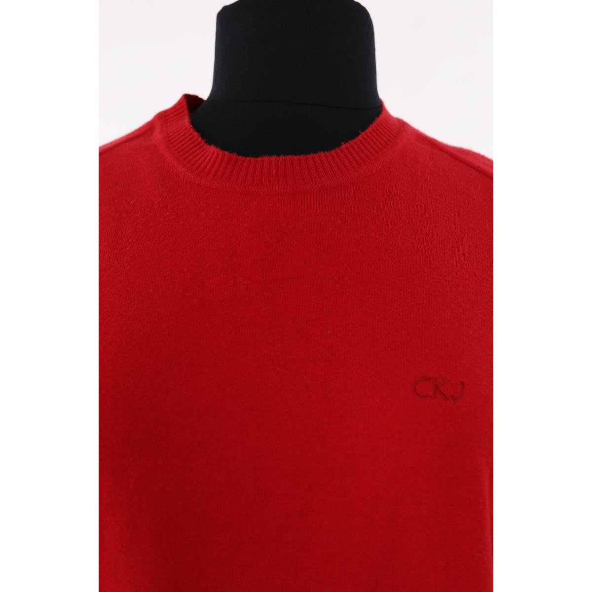 Pull - Très Bon État rouge, CALVIN KLEIN