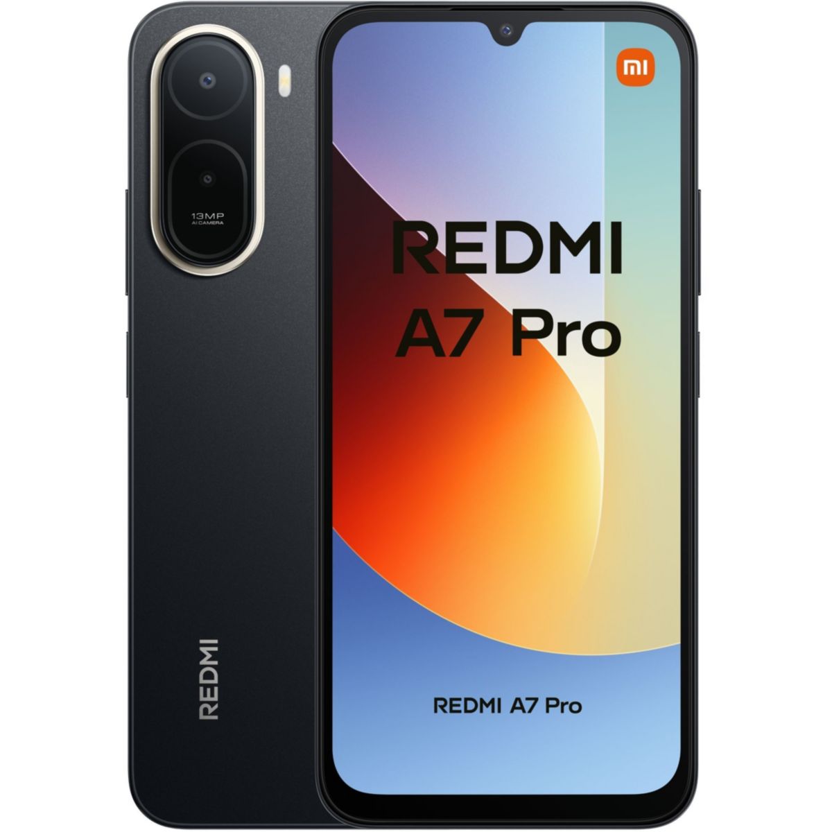 Smartphone Redmi A7 Pro 4G 128Go Noir couleur unique, XIAOMI