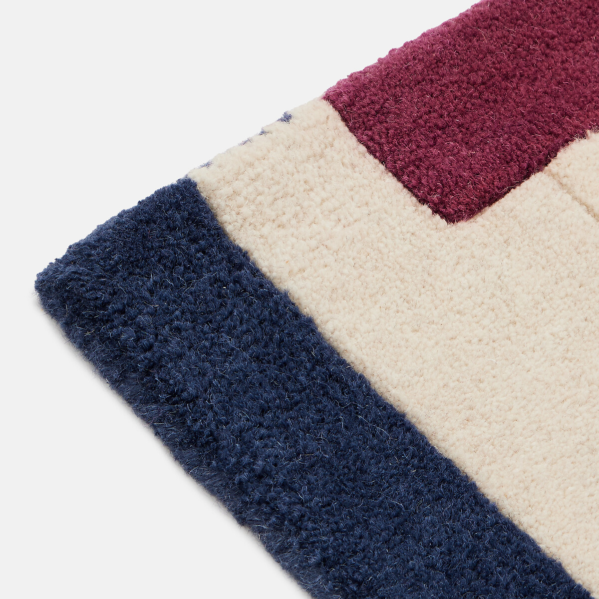 Tapis en laine, BIREN ecru/bleu, LA REDOUTE INTERIEURS