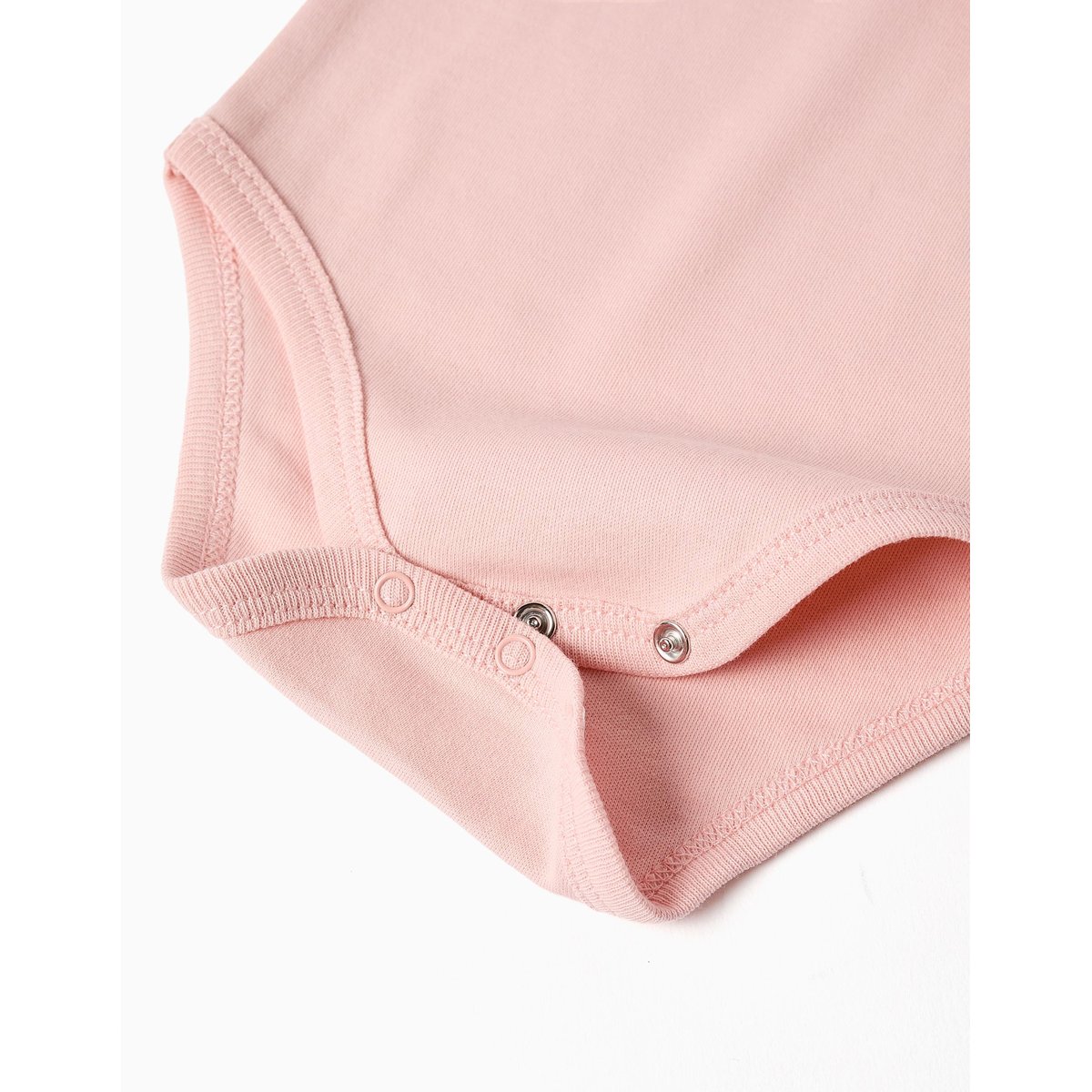 Lot de 4 bodies en coton unis/à fleurs multicolore, ZIPPY