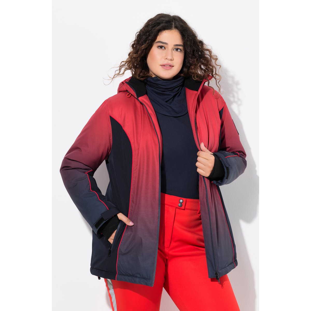 Veste technique imperméable avec pare-neige marine, ULLA POPKEN