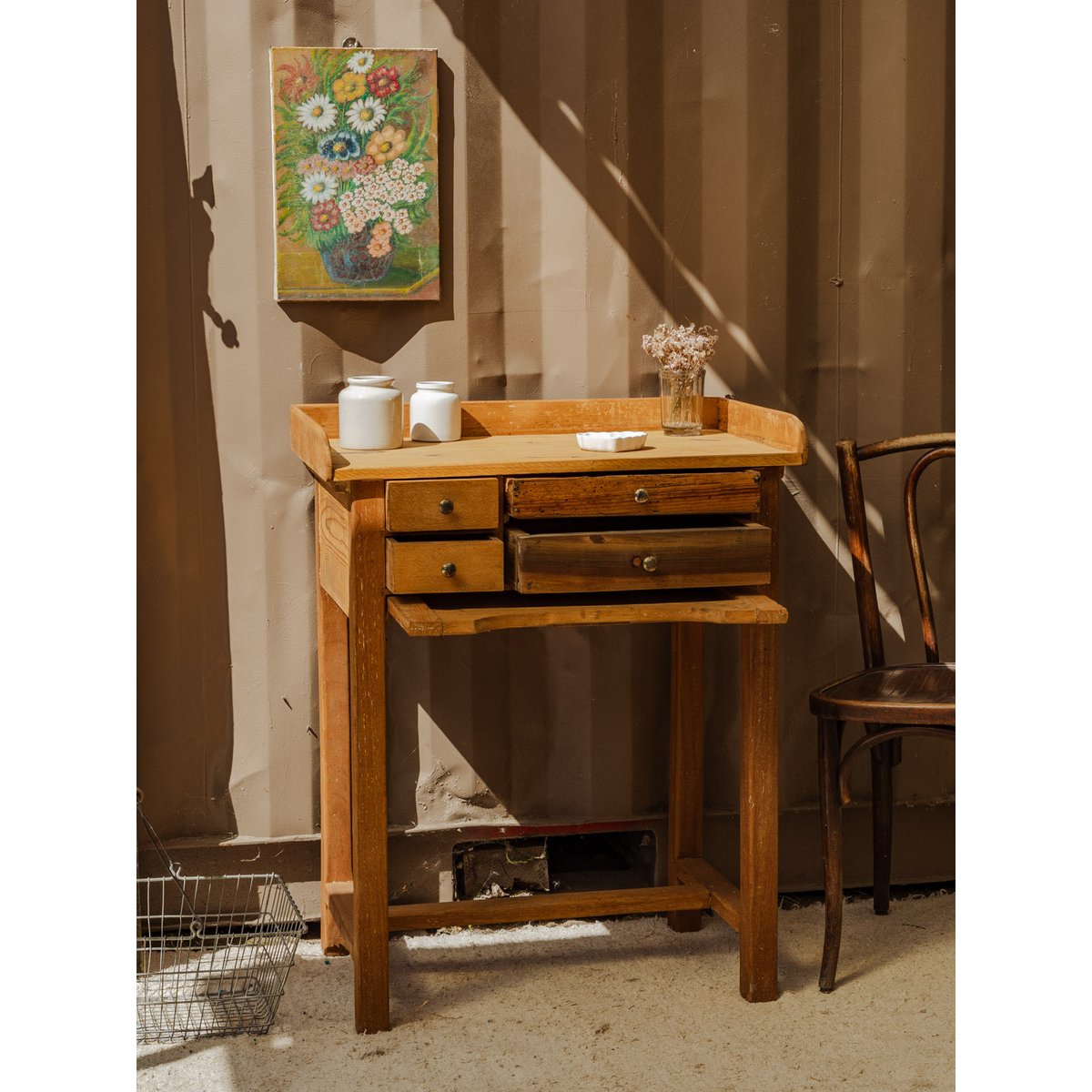 Meuble de bijoutier en bois Fernand N°390 - Bon état bois foncé, DEBONGOUT