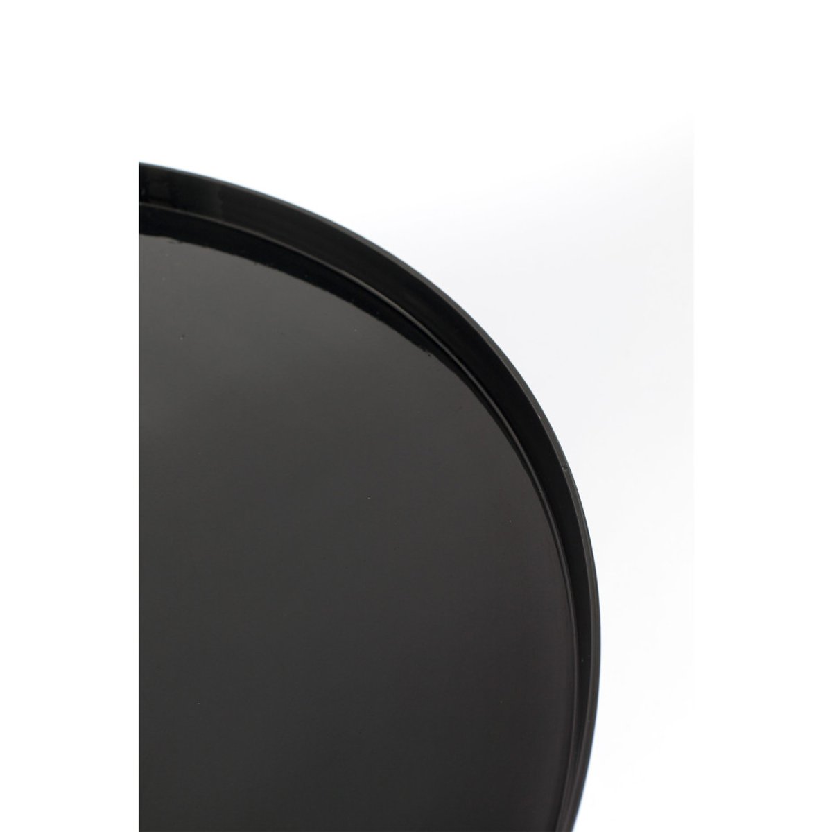 Table basse en métal ø67cm noir - SHINY BOMB noir, ZUIVER
